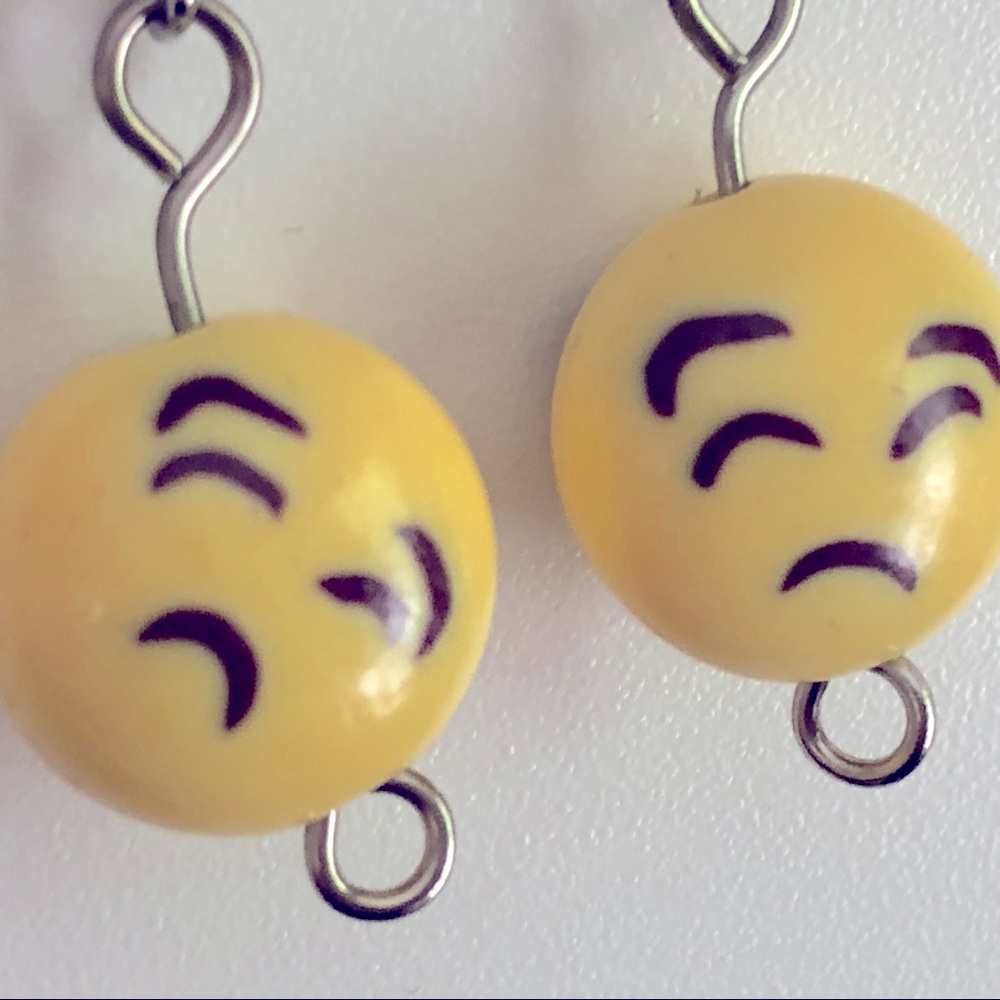 New Hand Crafted Emoji Earrings 😫